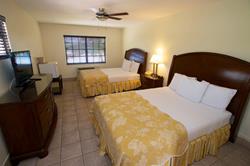 Caymans Island - Sunset House Dive Resort. Double bedroom.